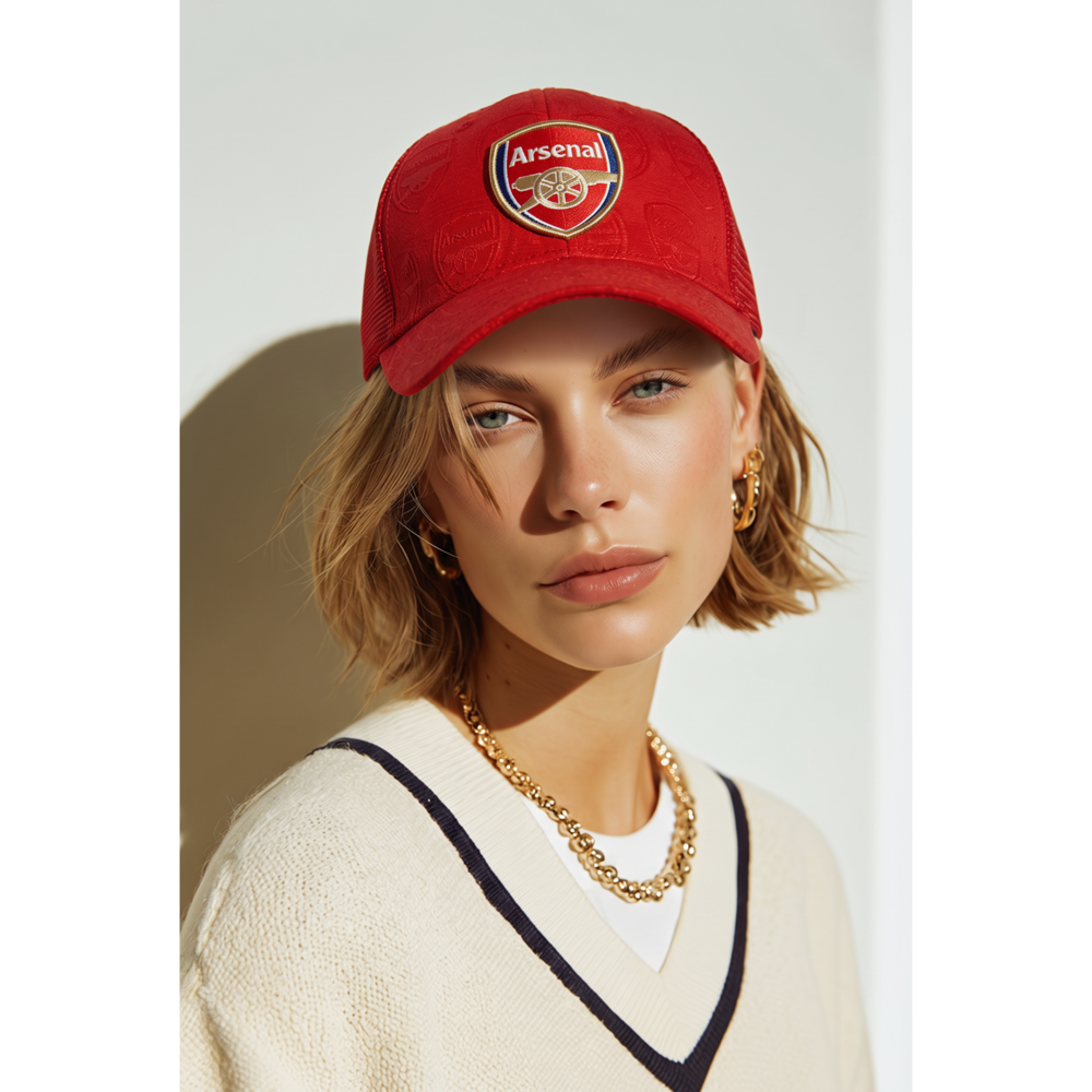 Unbranded Arsenal Red Baseball Cap - Picture 4 of 5